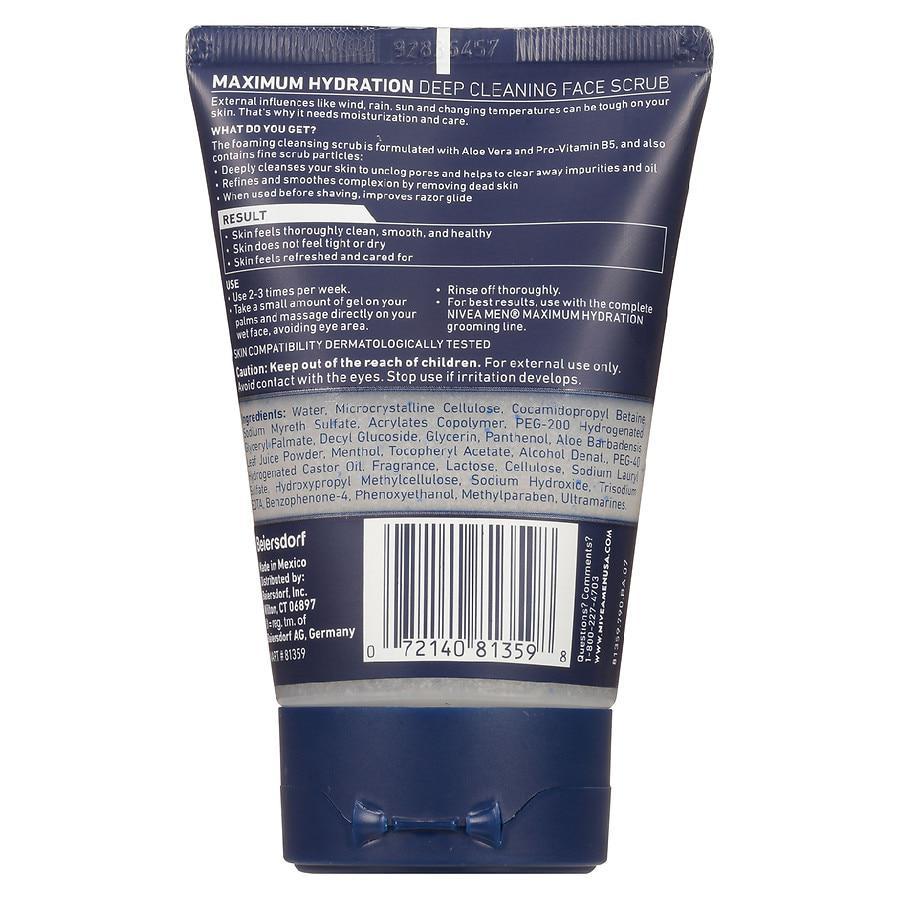 商品Nivea|Maximum Hydration Deep Cleaning Face Scrub,价格¥52,第4张图片详细描述