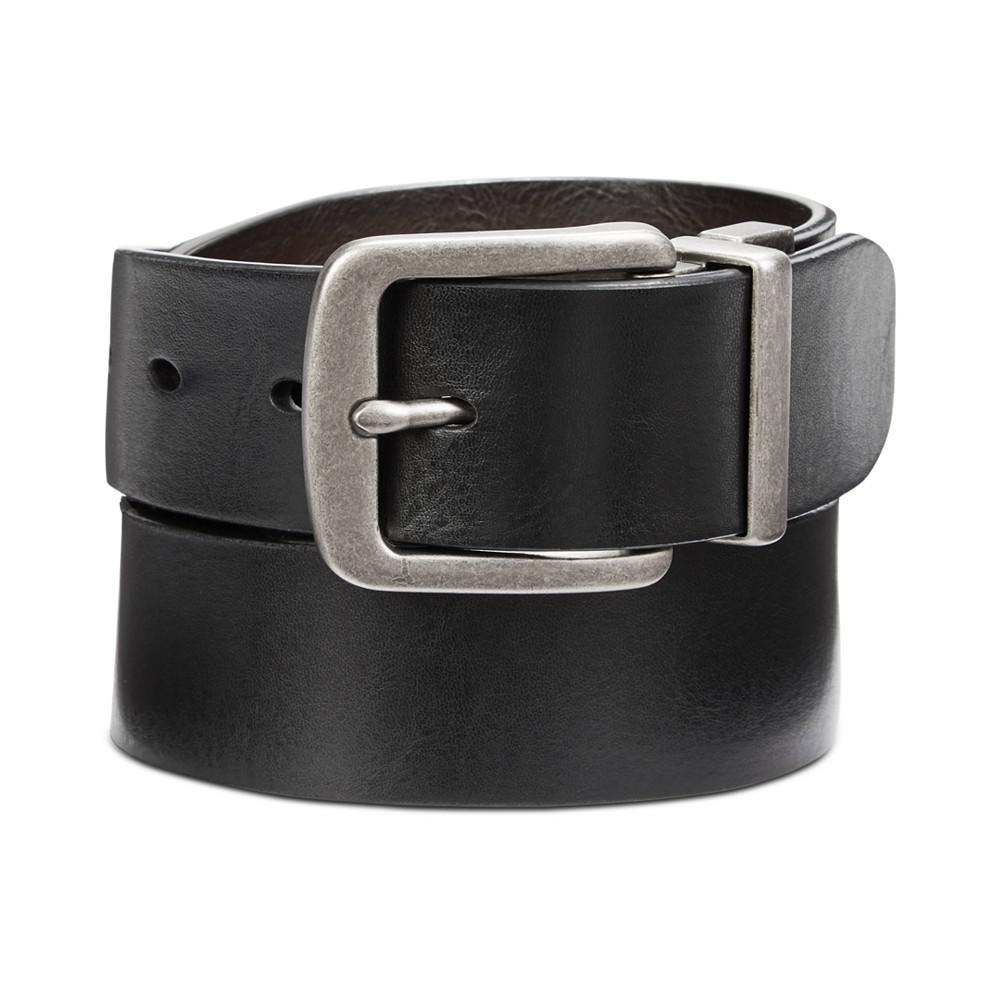 Men's Cut-Edge Reversible Leather Belt商品第1张图片规格展示