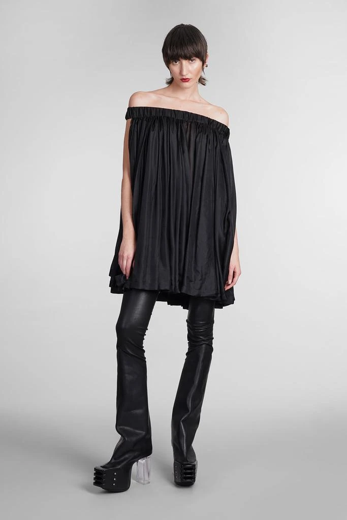 商品Rick Owens|Medusa Tunic Dress In Black Silk,价格¥18598,第2张图片详细描述