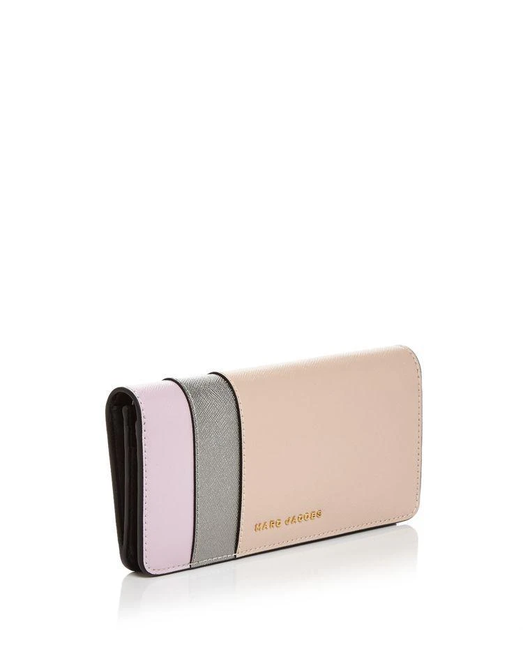 商品Marc Jacobs|Open Face Color Block Saffiano Leather Wallet,价格¥838,第3张图片详细描述