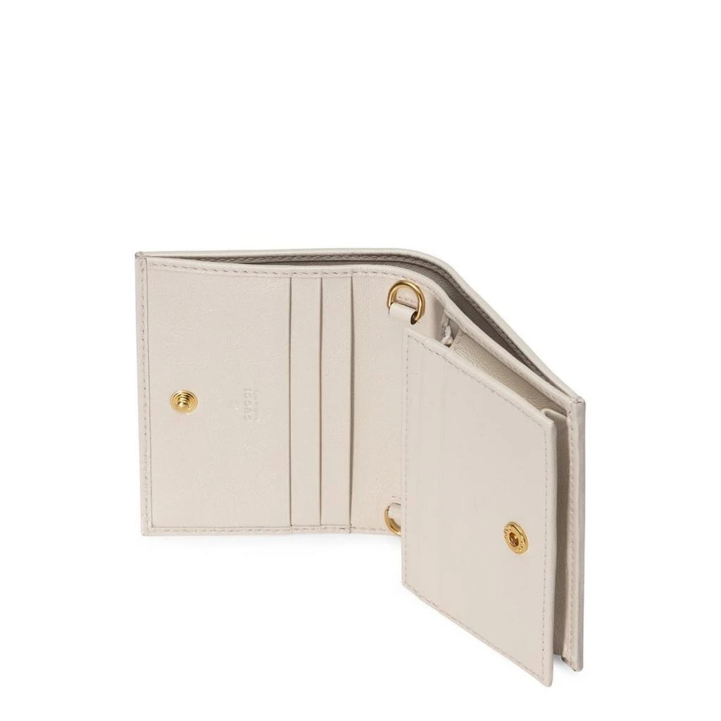 商品Gucci|White Rajah Chain Card Case Wallet,价格¥6326,第4张图片详细描述