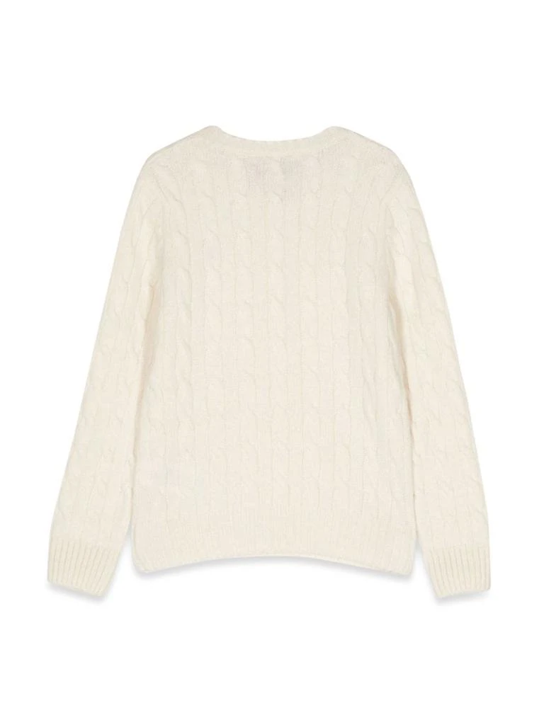 商品Ralph Lauren|Ralph Lauren Kids Logo Embroidered Knitted Crewneck Jumper,价格¥1217,第2张图片详细描述
