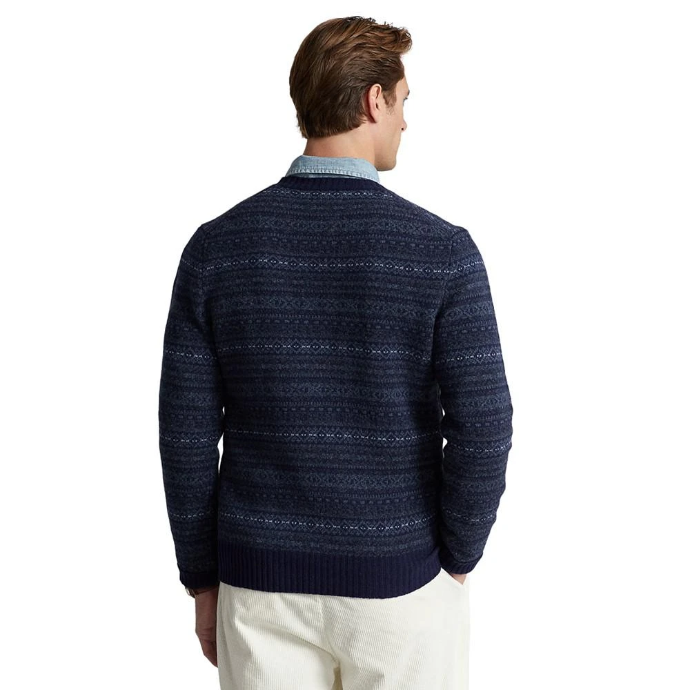 商品Ralph Lauren|Men's Fair Isle Wool-Cashmere Sweater,价格¥917,第2张图片详细描述