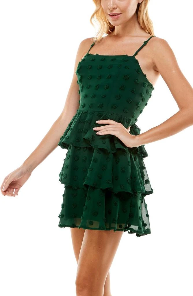 商品ROW A|Tiered Clip Dot Dress,价格¥237,第4张图片详细描述