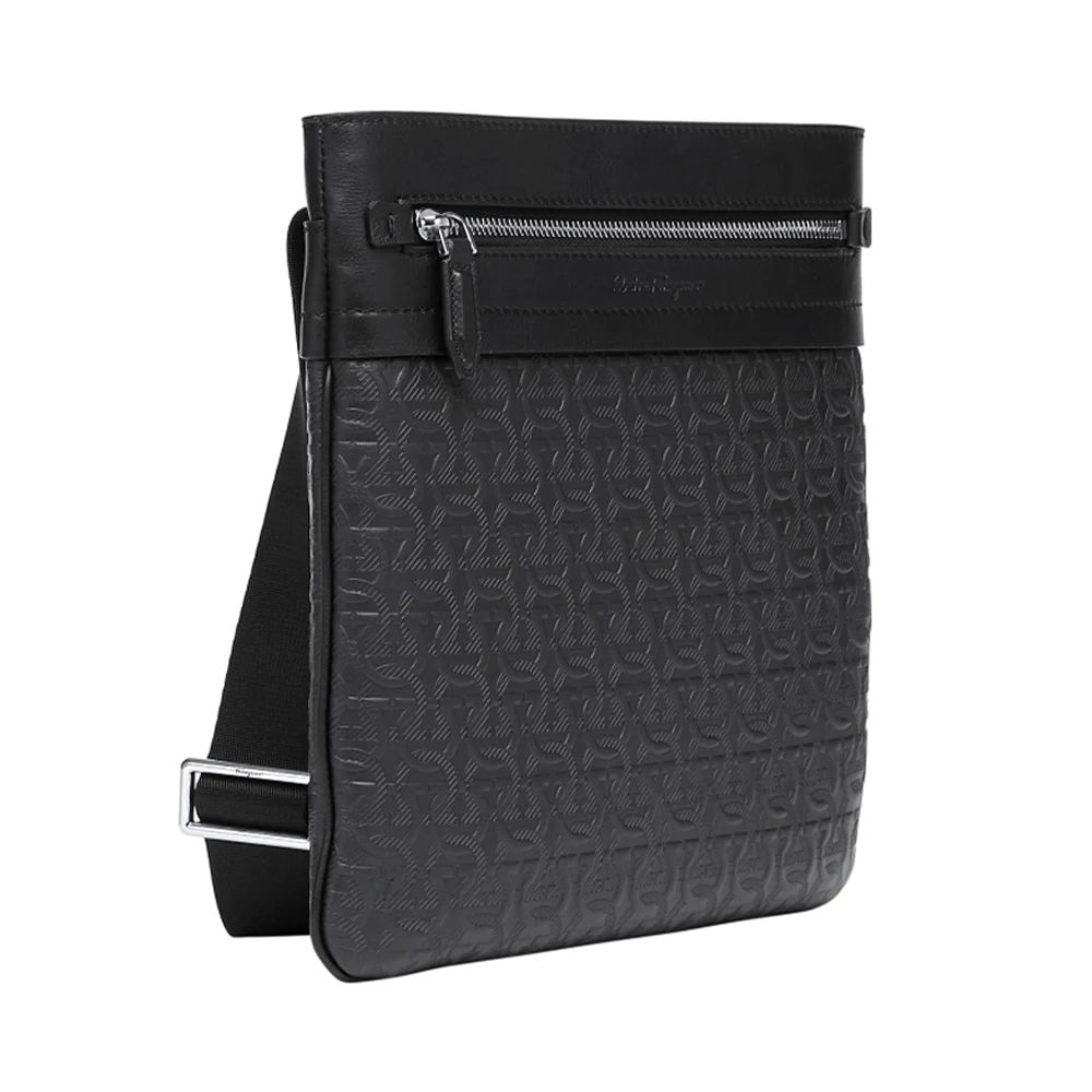 SALVATORE FERRAGAMO 菲拉格慕 男士黑色斜挎包 24-A426-723818 商品