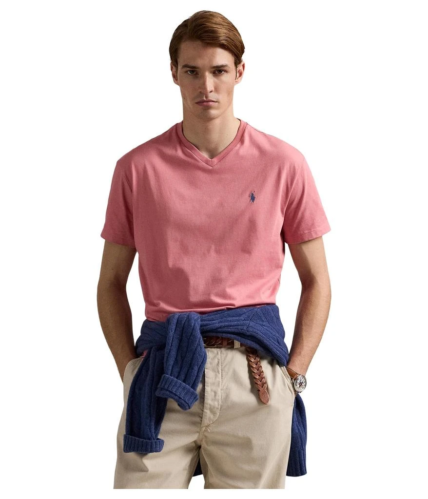 商品Ralph Lauren|拉夫劳伦男士V领T恤,价格¥441,第1张图片