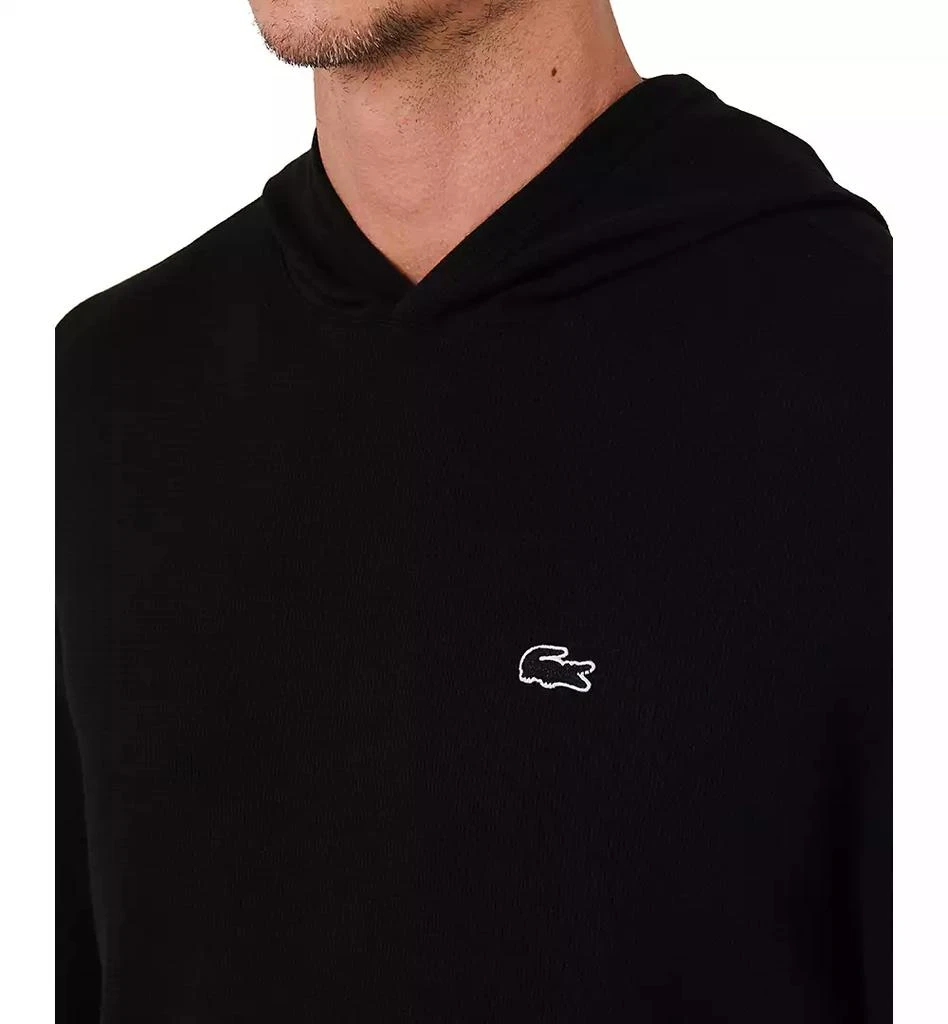 商品Lacoste|Men's Thermal Sleep Waffle Hoodie,价格¥352,第4张图片详细描述