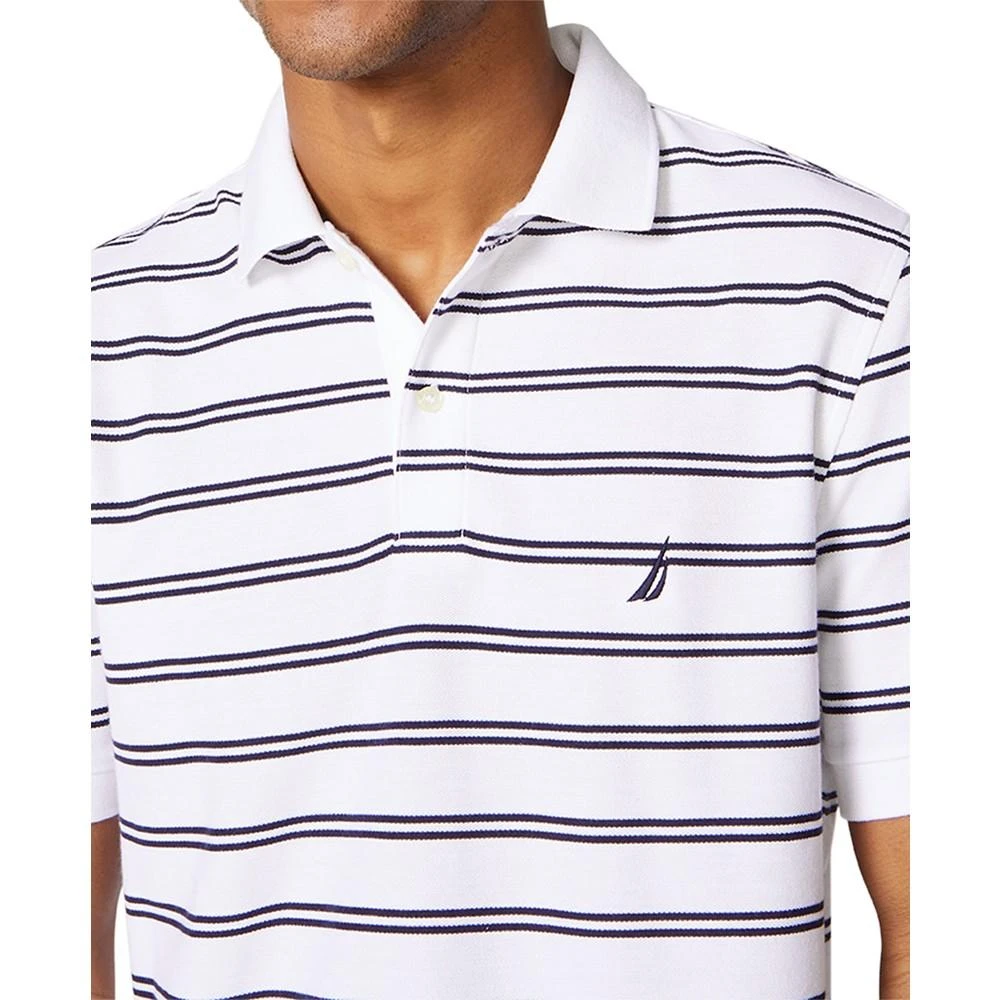 商品Nautica|Men's Classic-Fit Moisture-Wicking Double Stripe Deck Polo,价格¥159,第2张图片详细描述