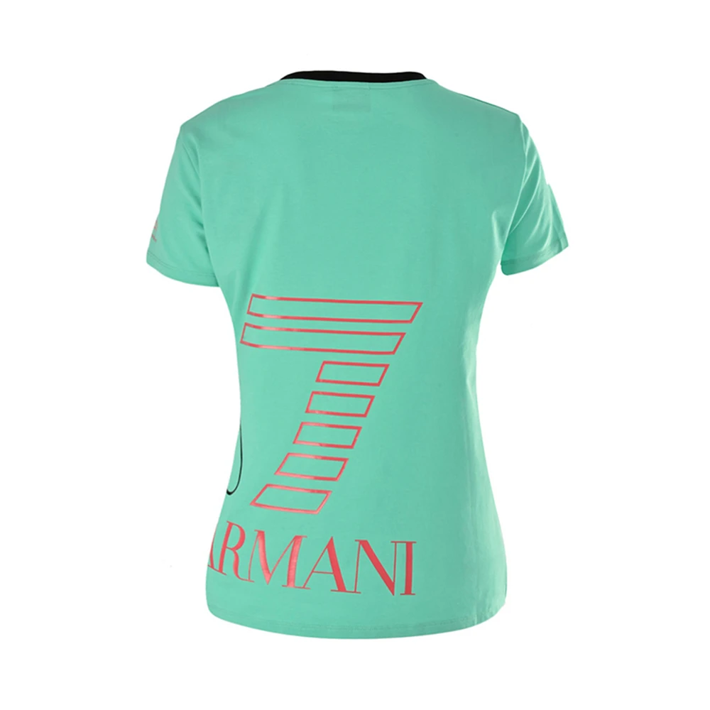 商品Emporio Armani|EMPORIO ARMANI 粉色女士T恤 3GTT59-J29Z-1871,价格¥440,第1张图片