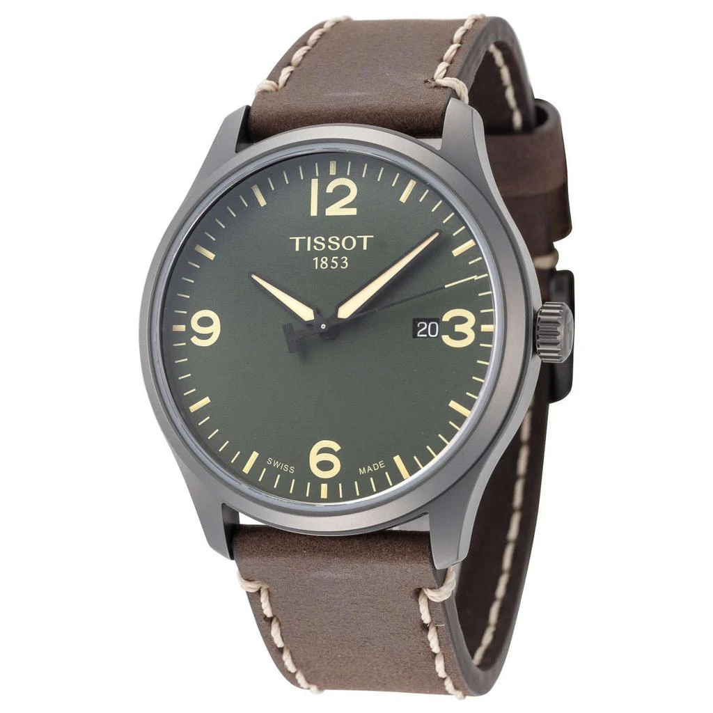 商品Tissot|天梭 Gent XL 男式石英手表 42mm T1164103609700,价格¥1118,第1张图片