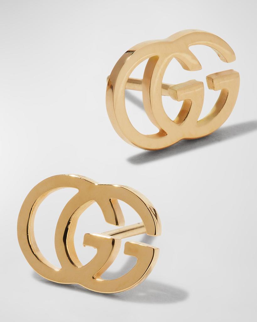 18K Gold Running G Stud Earrings商品第3张图片规格展示