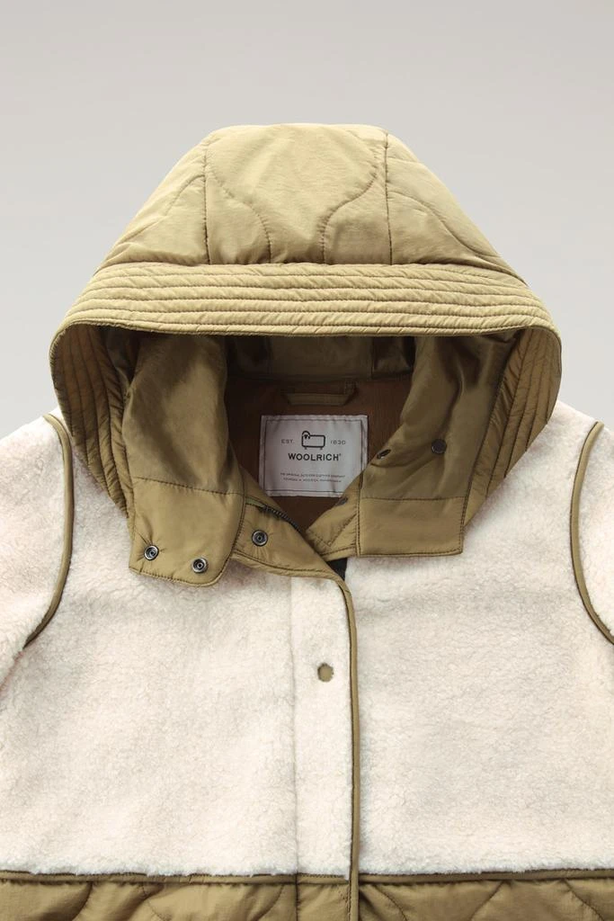 商品Woolrich|Alba Parka in Crinkle Nylon and Sherpa,价格¥2027,第2张图片详细描述