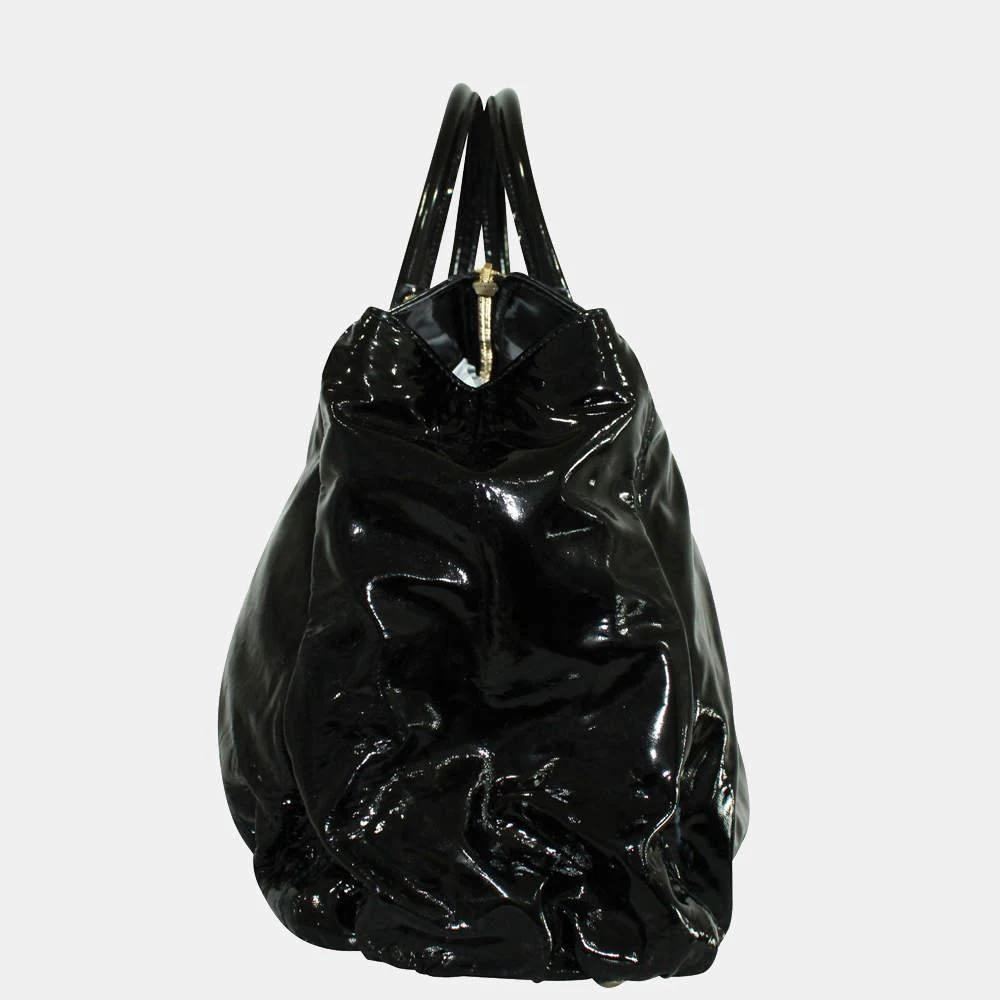 商品[二手商品] Gucci|Gucci Black Patent Leather Vintage Abbey D-ring Tote Bag,价格¥5909,第5张图片详细描述