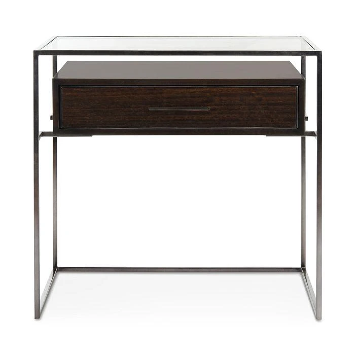 商品Safavieh|SAFAVIEH Caelan Glass Side Table,价格¥8119,第1张图片