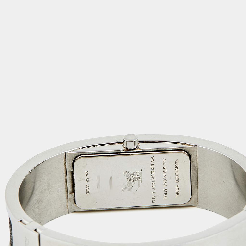 商品[二手商品] Burberry|Burberry Silver Stainless Steel Canvas 14300L Women's Wristwatch 19 mm,价格¥893,第6张图片详细描述