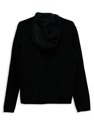 商品[二手商品] Prada|Prada Hoodie Jacket In Black Wool,价格¥3938,第3张图片详细描述