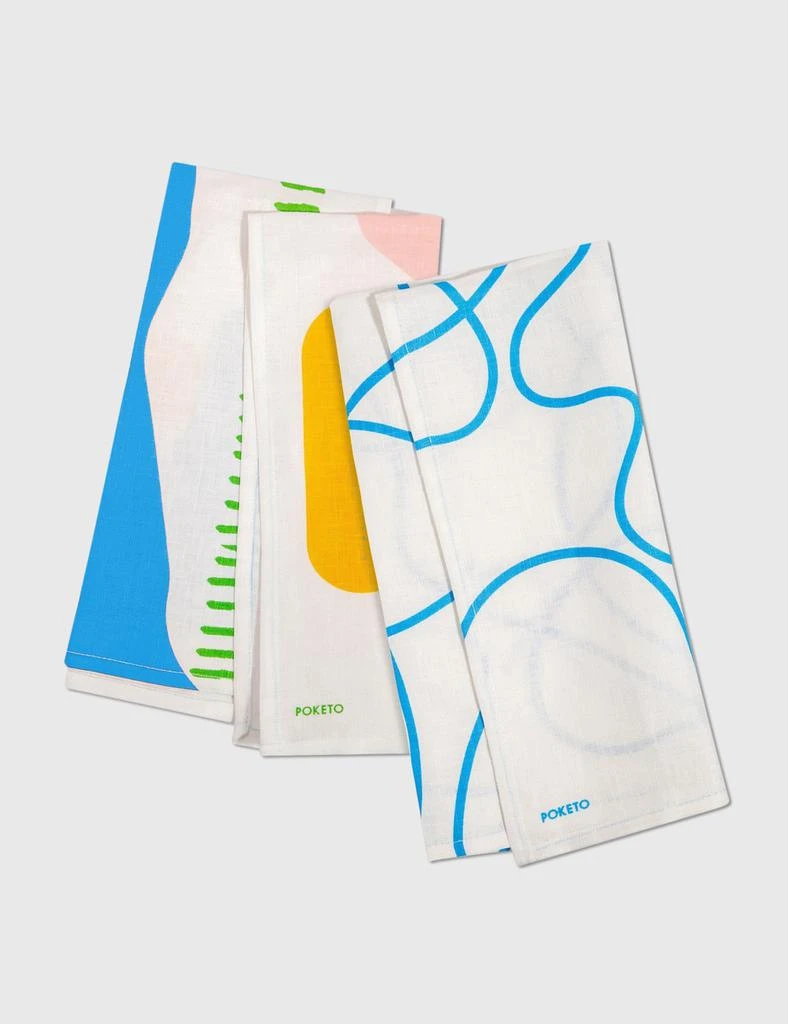 商品[二手商品] POKETO|Linen Tea Towel Set of 2,价格¥318,第2张图片详细描述