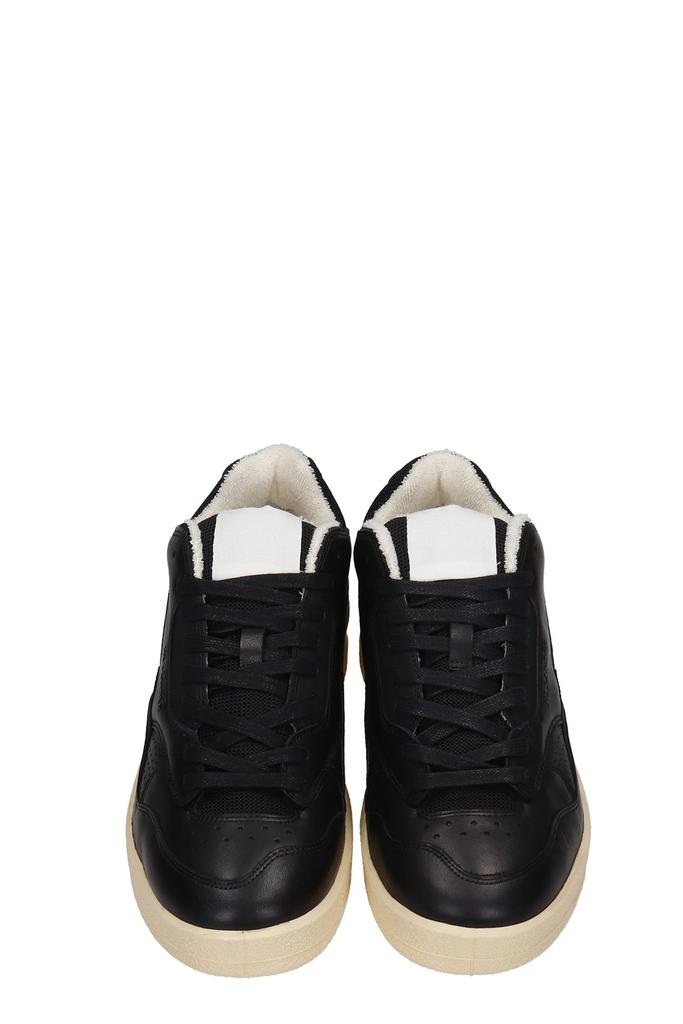 Jil Sander Sneakers In Black Leather商品第4张图片规格展示
