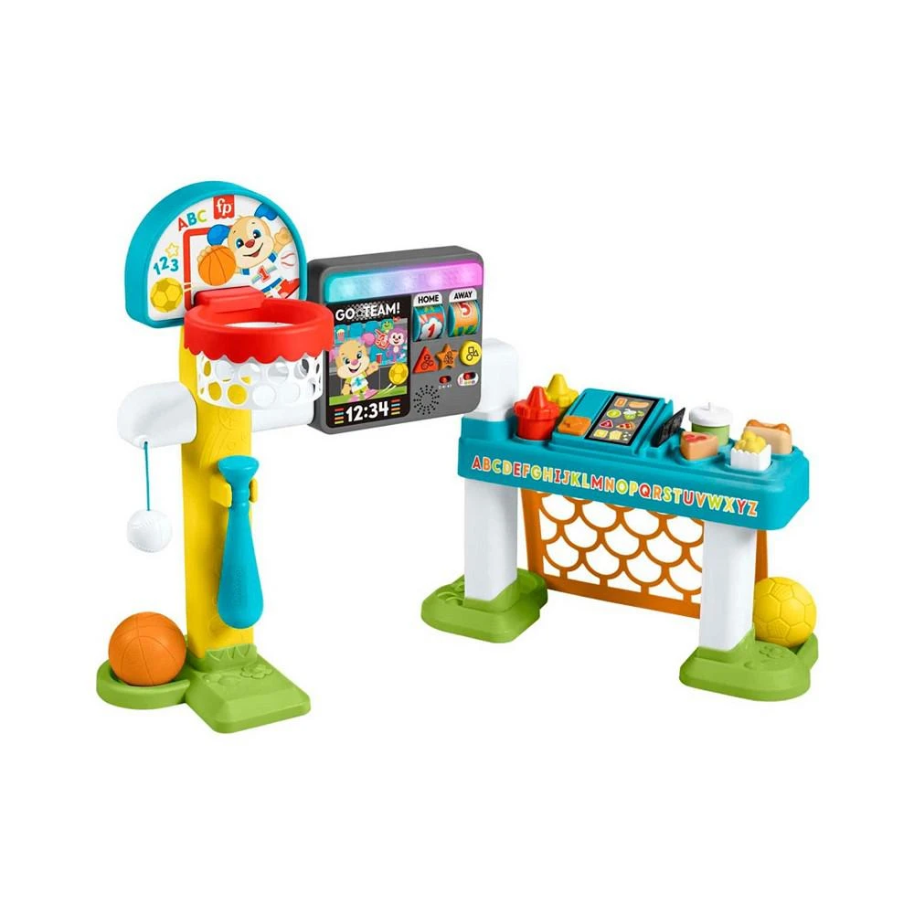 商品Fisher Price|Laugh & Learn Sports Activity Center Toddler Learning, 4-in-1 Game,价格¥375,第1张图片