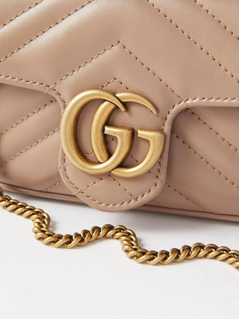 商品Gucci|GG Marmont mini matelassé-leather cross-body bag,价格¥9557,第3张图片详细描述