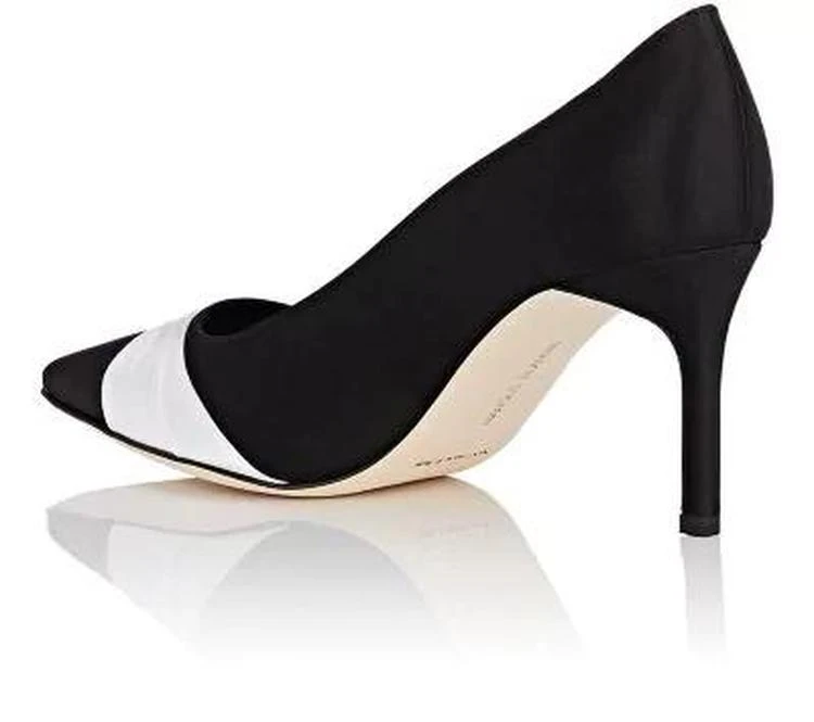 商品Manolo Blahnik|Sittia Satin Pumps,价格¥2150,第3张图片详细描述