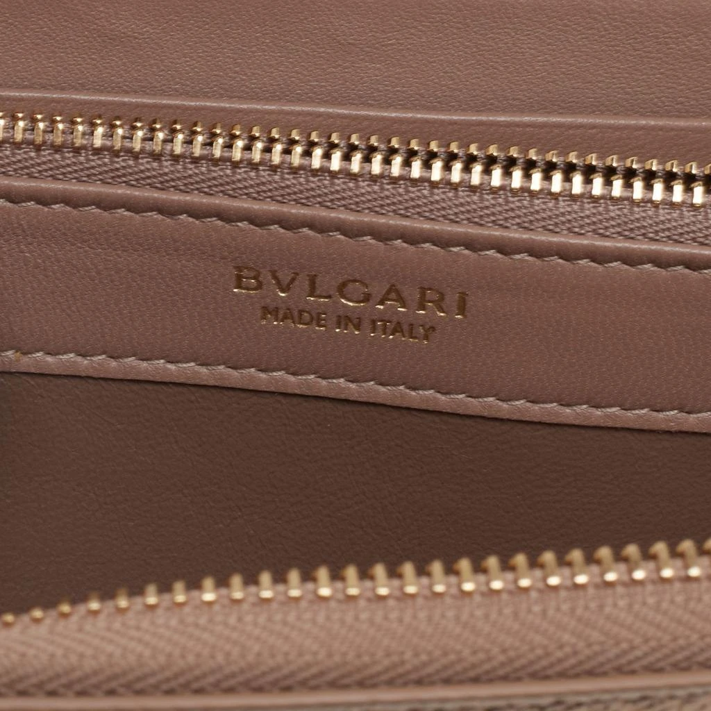 Bvlgari Metallic Gold Leather Bvlgari Bvlgari Zip Around Wallet 商品