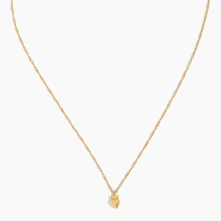 商品Madewell|Strawberry Pendant Necklace,价格¥118,第1张图片