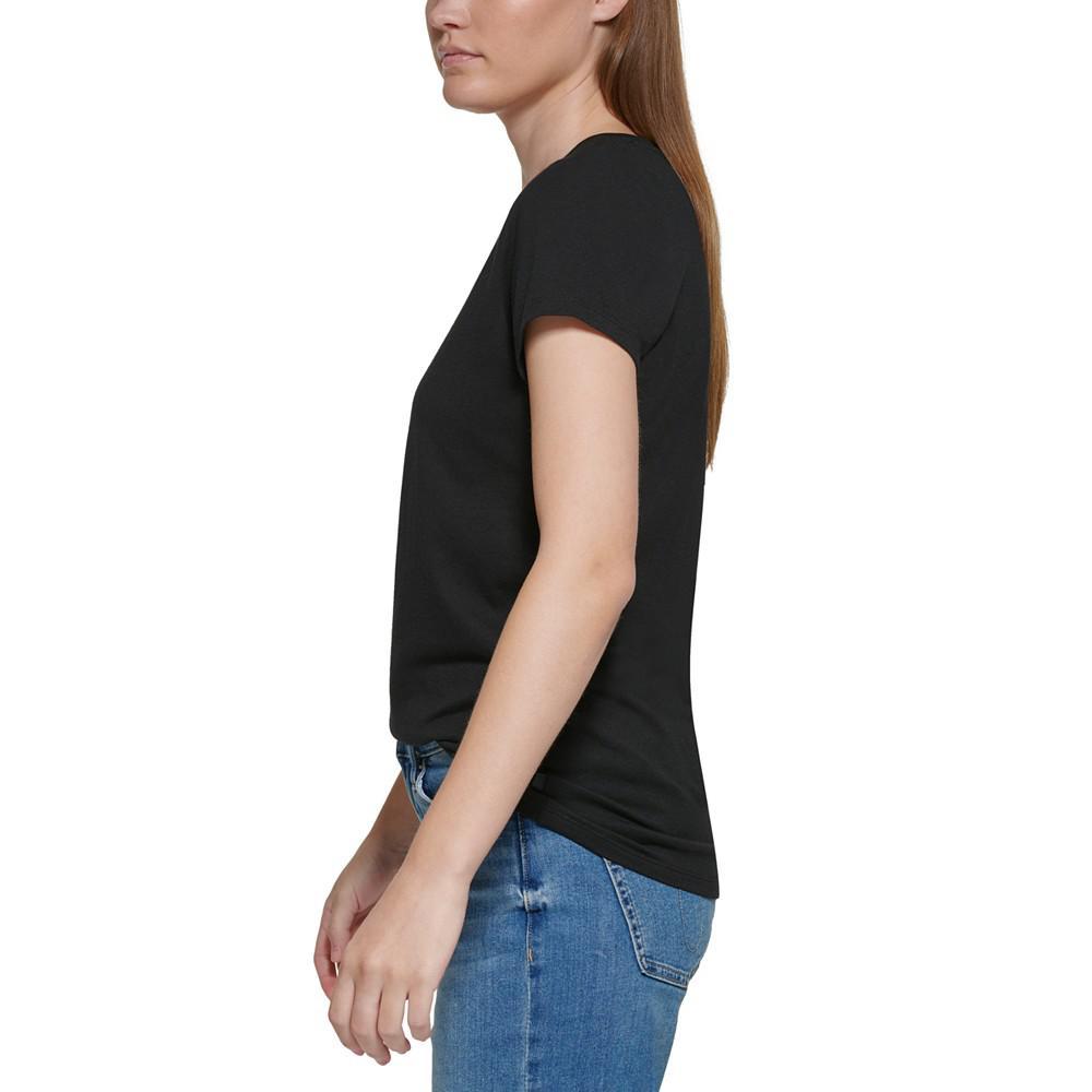 商品Calvin Klein|Women's Iconic Logo T-Shirt,价格¥131-¥146,第5张图片详细描述