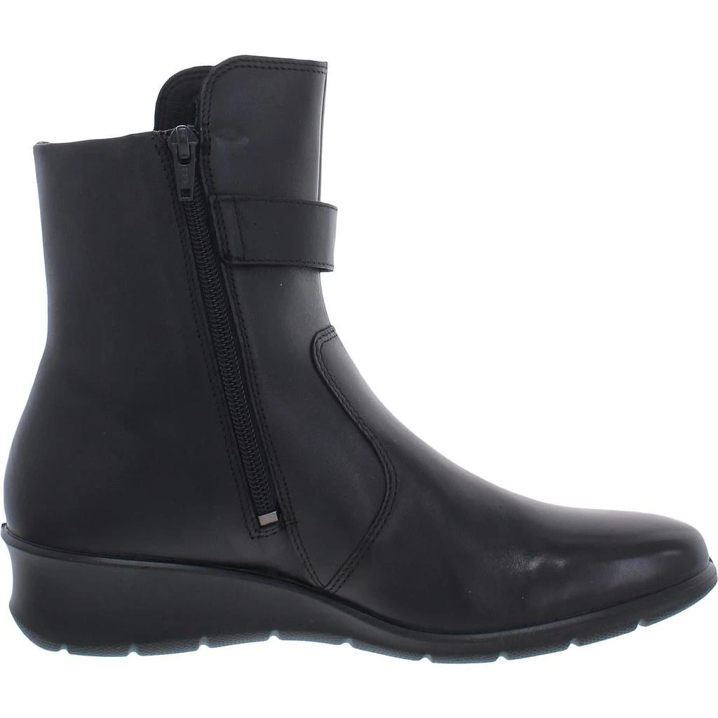 商品ECCO|ECCO Womens Leather Ankle Wedge Boots,价格¥388,第2张图片详细描述