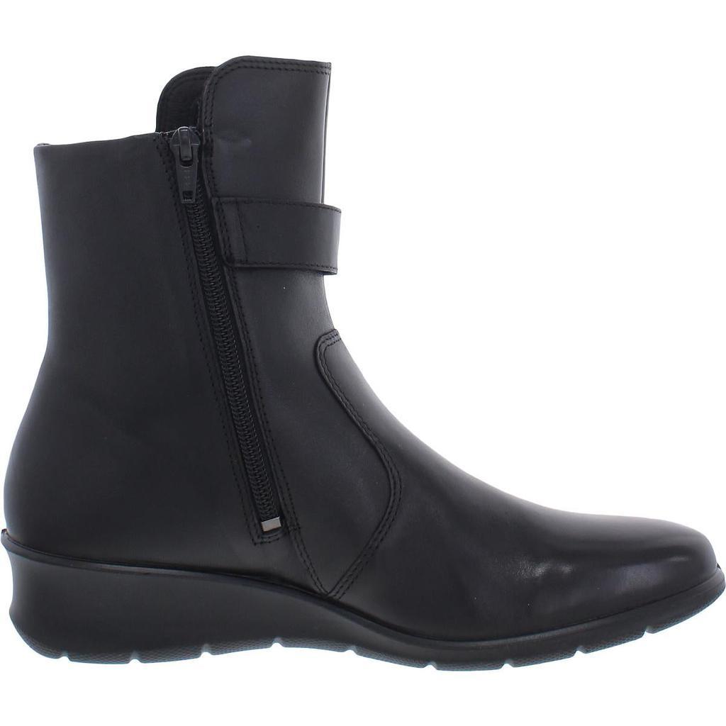 商品ECCO|ECCO Womens Leather Ankle Wedge Boots,价格¥530,第4张图片详细描述