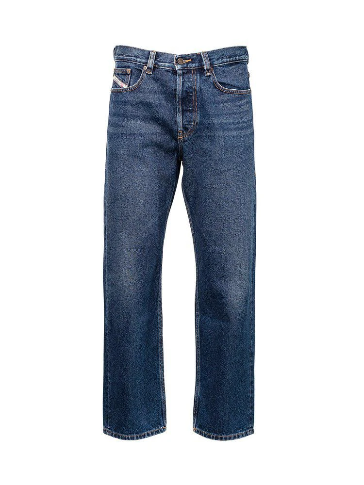 商品Diesel|Diesel Mid-Rise Straight-Leg Jeans,价格¥1525,第1张图片