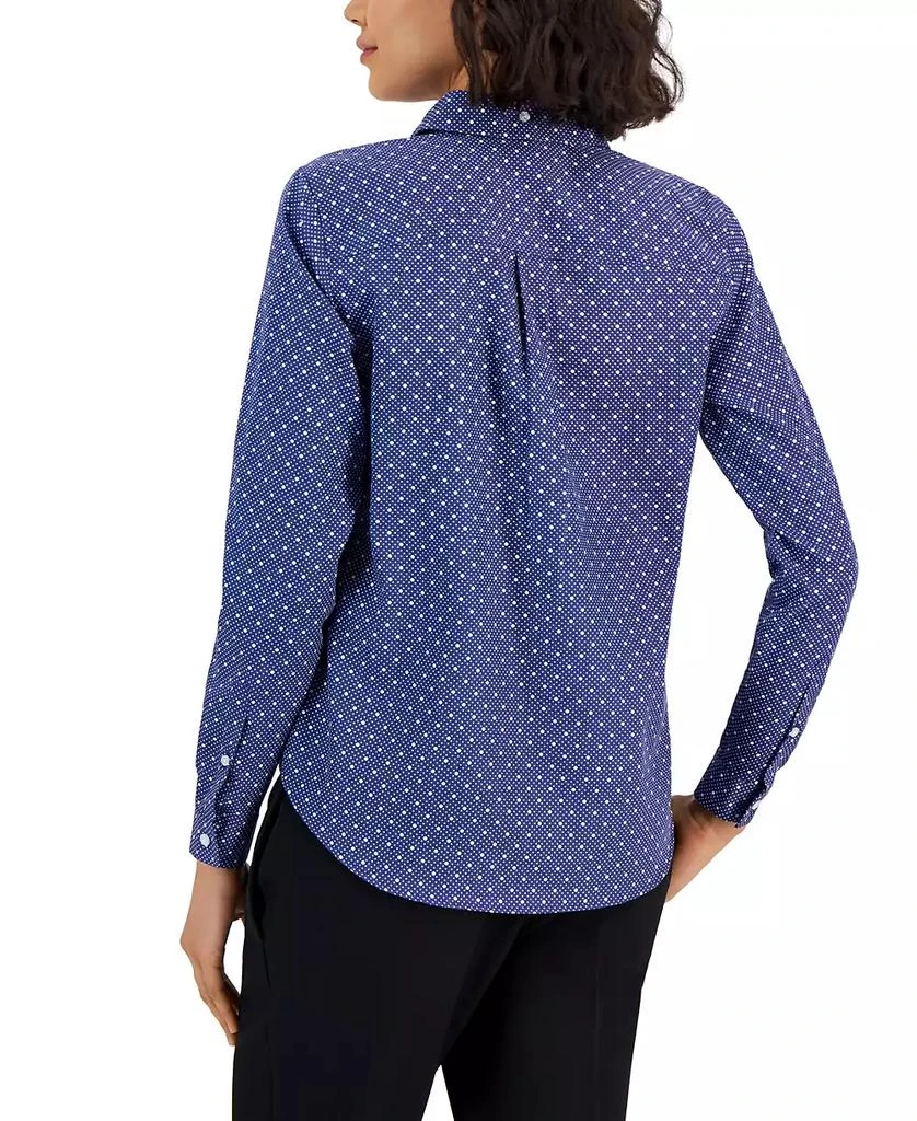 商品JONES NEW YORK|Women's Easy Care Button Up Long Sleeve Blouse,价格¥673,第2张图片详细描述