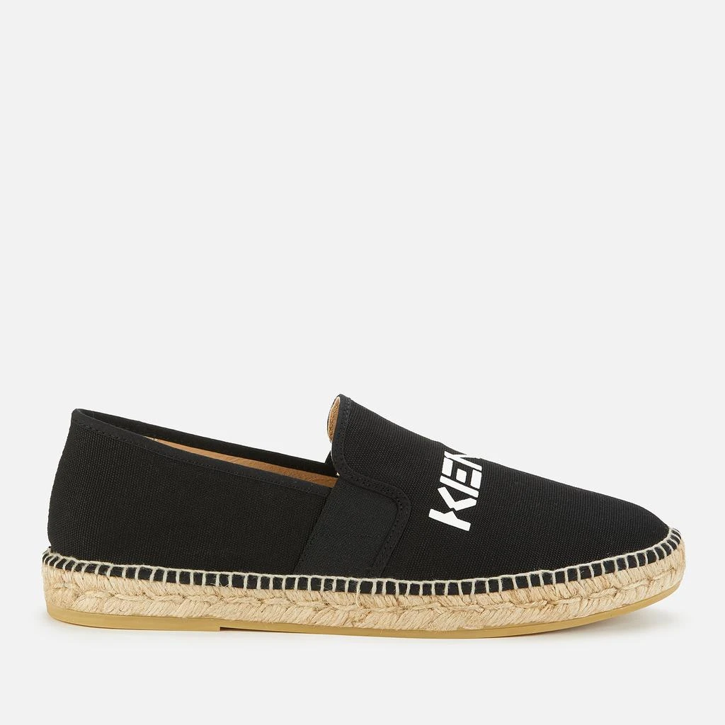 商品Kenzo|KENZO Men's Kenzo Logo Elastic Espadrilles - Black,价格¥960,第1张图片