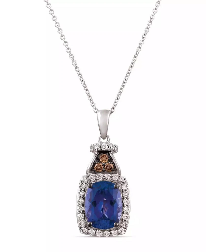 商品Le Vian|Blueberry Tanzanite (2 ct. t.w.) & Diamond (1/3 ct. t.w.) 18" Pendant Necklace in 14k Gold (Also Available in 14K White Gold),价格¥13741,第1张图片详细描述