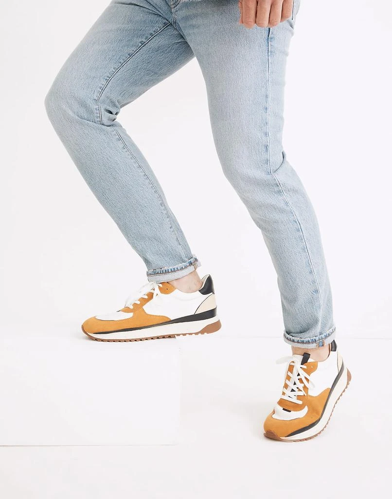 商品Madewell|Kickoff Trainer Sneakers in Leather and Suede,价格¥618,第3张图片详细描述