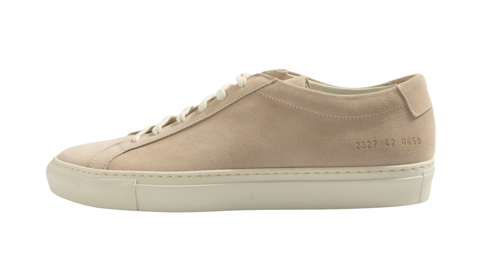 COMMON PROJECTS 男士米色绒面革运动鞋 2327-0659商品第1张图片规格展示