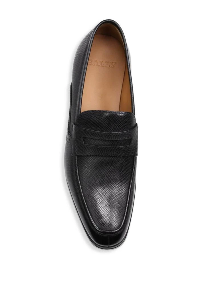 商品Bally|Lauto Saffiano Leather Penny Loafers,价格¥1855,第4张图片详细描述