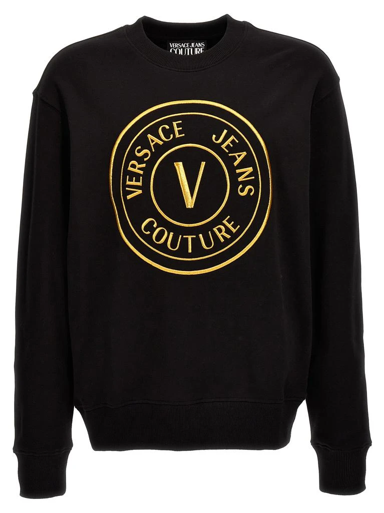 商品Versace|Logo Embroidery Sweatshirt Black,价格¥1367,第1张图片