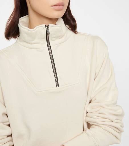 商品Les Tien|Cotton half-zip sweatshirt,价格¥1102,第4张图片详细描述