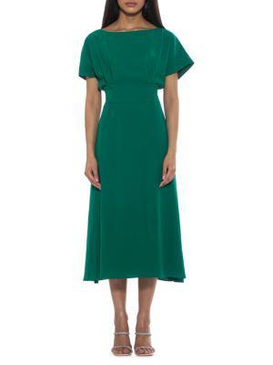 商品ALEXIA ADMOR|Lottie Dolman Sleeve Midi Dress,价格¥574,第1张图片
