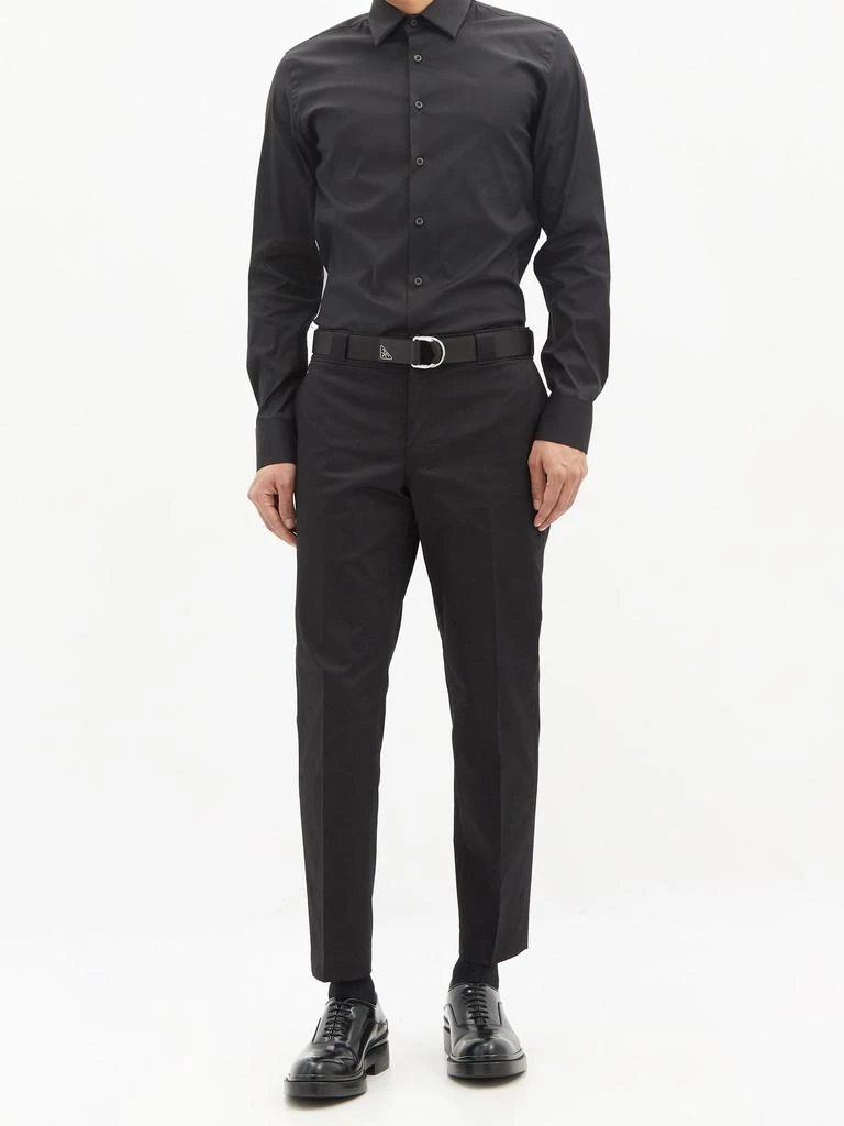 商品Prada|Cotton-blend poplin shirt,价格¥4871,第2张图片详细描述