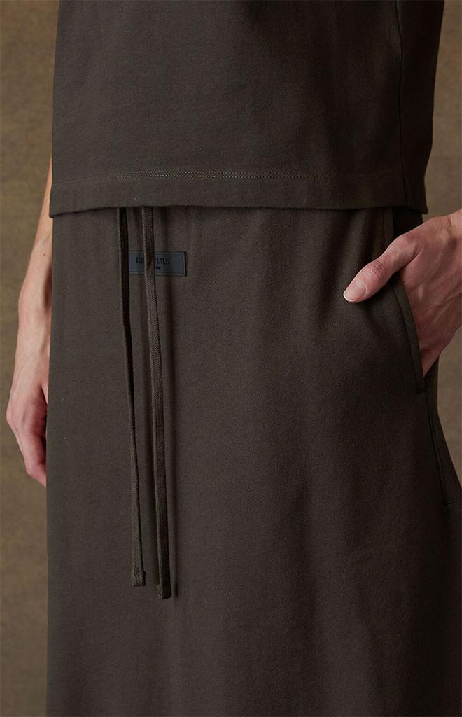 Women's Off Black Midi Skirt商品第5张图片规格展示