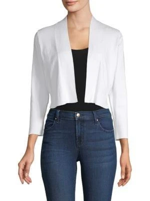 商品Calvin Klein|Long Sleeve Cropped Cardigan,价格¥188,第1张图片