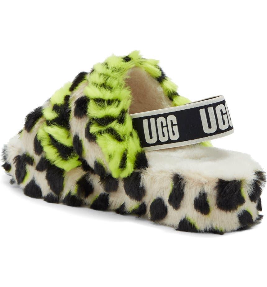 商品UGG|Fluff Yeah Animalia Slingback Sandal,价格¥358,第4张图片详细描述