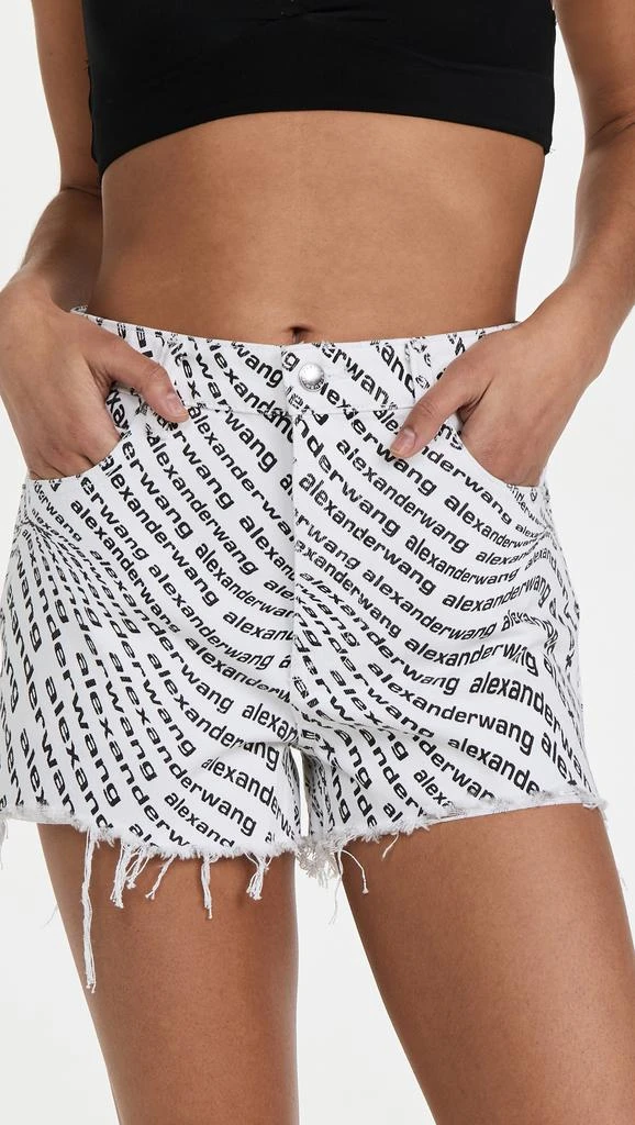商品Alexander Wang|Alexander Wang Bite 徽标短裤,价格¥899,第2张图片详细描述