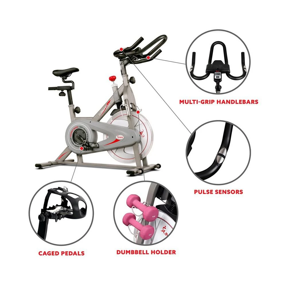 商品Sunny Health & Fitness|Synergy Magnetic Indoor Cycling Bike, Sf-B1879,价格¥6005,第4张图片详细描述