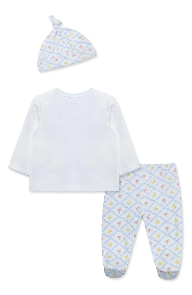 商品Little Me|Trellis Rose Knit 3-Piece Set,价格¥85,第2张图片详细描述