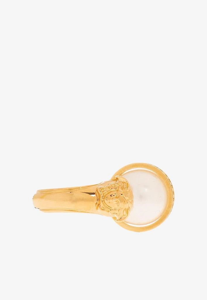 商品Versace|Medusa Pearl and Crystal Ring,价格¥3977,第2张图片详细描述