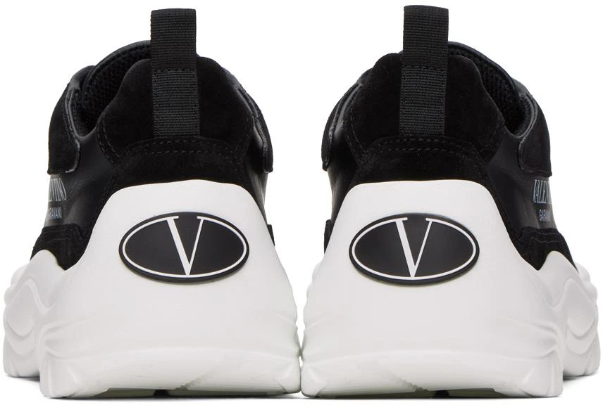 商品Valentino|Black Gumboy Calfskin Sneakers,价格¥6821,第2张图片详细描述