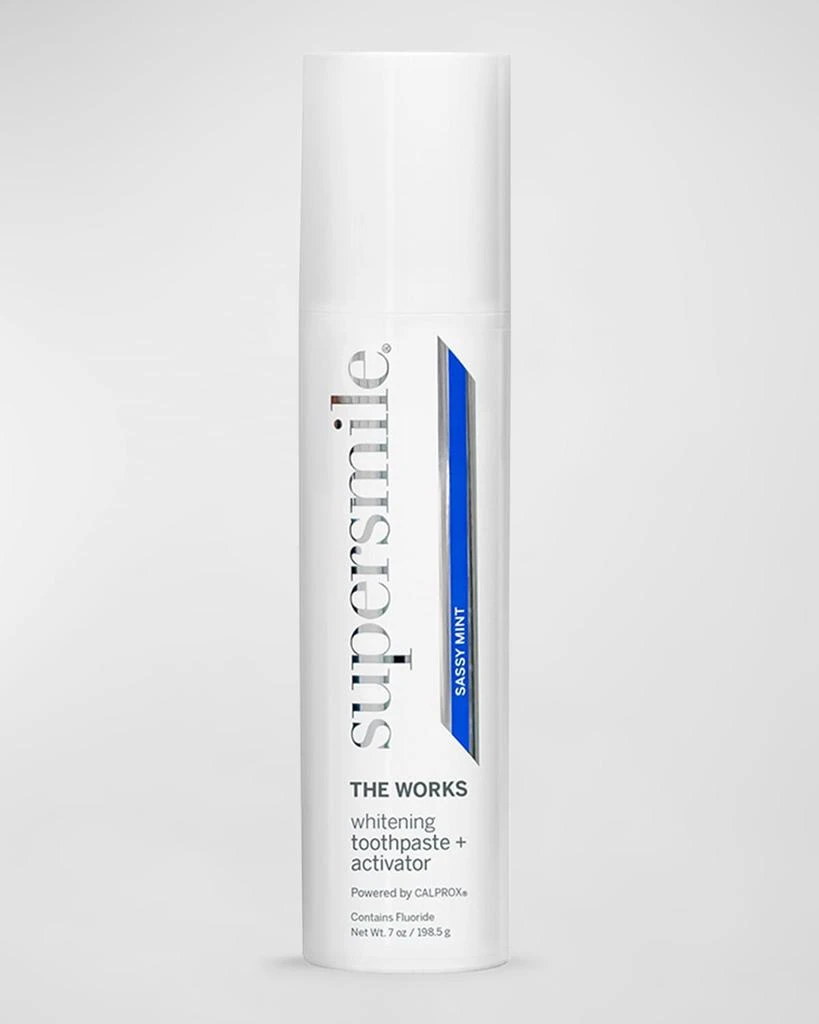 商品Supersmile|The Works Whitening Toothpaste + Activator, 7 oz.,价格¥688,第1张图片